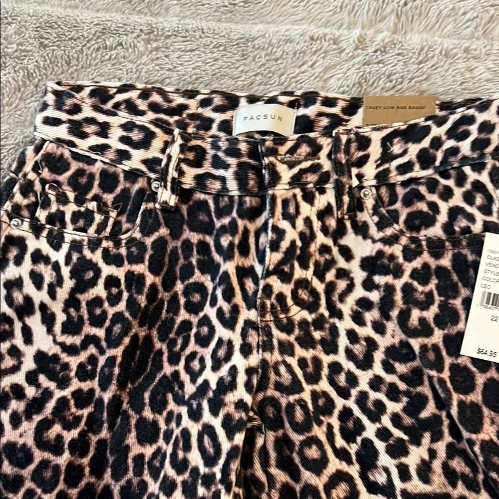 PacSun High Rise Brown and Black Jeans